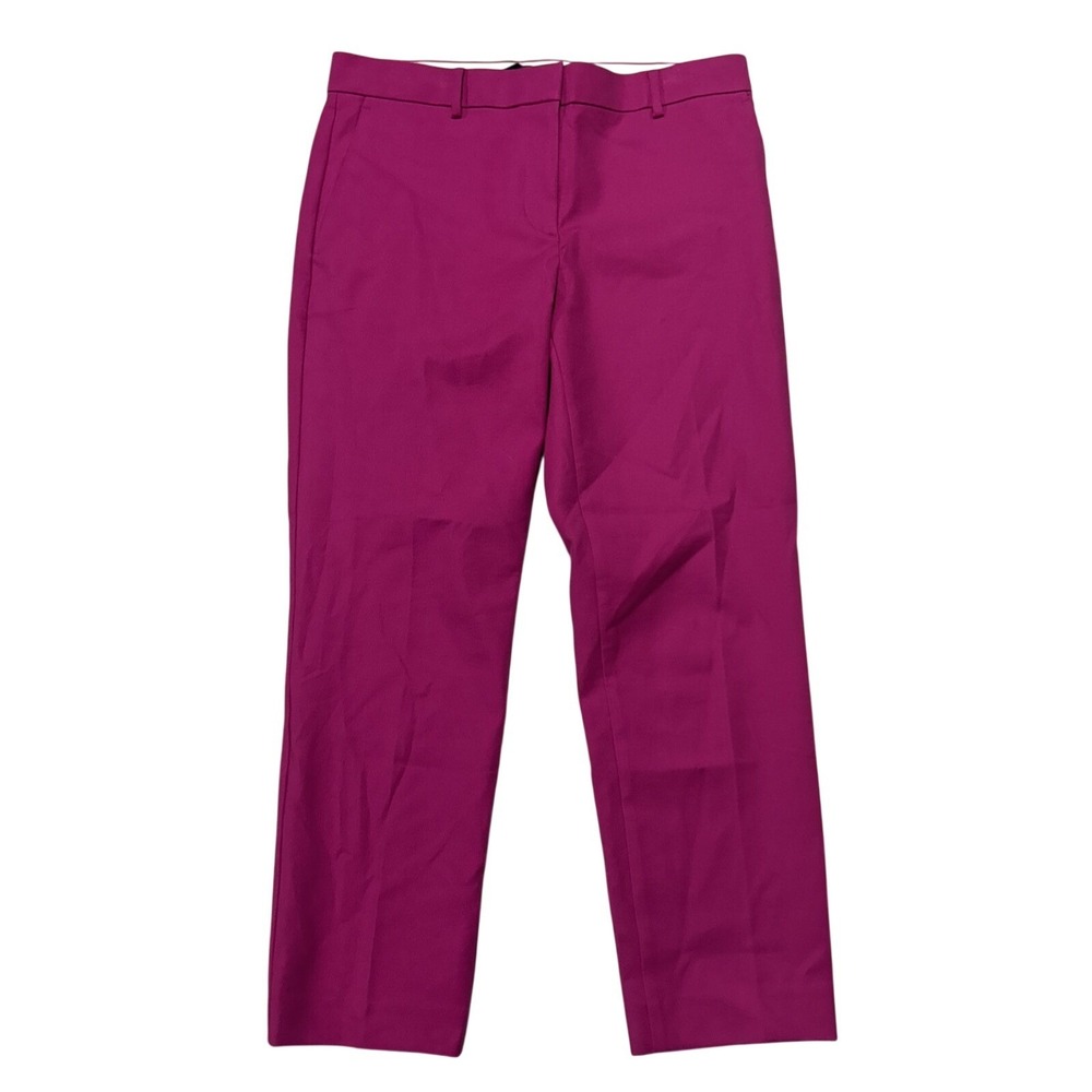 Ann Taylor Pink "Eva" Pants Women's Size 8 Career Dressy Maximalist Colorful